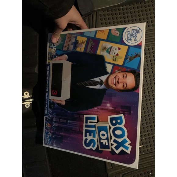 Hasbro Games Jimmy Fallons Box Of Lies Hilarious Bluffing Game For